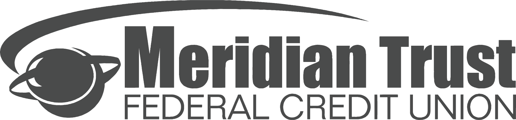 Meridian Trust Federal Credit Union logo colorless