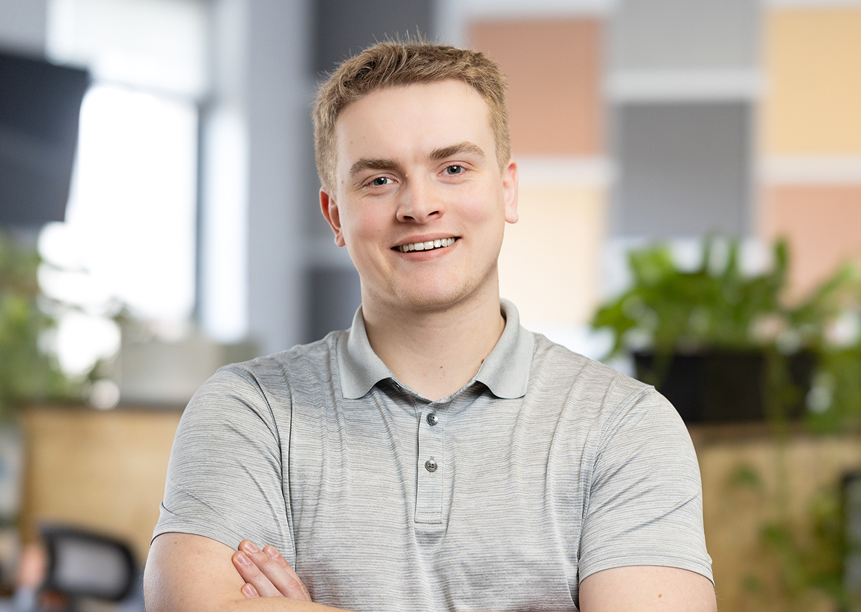 Photo of Brandon Szych-Brown at it services company