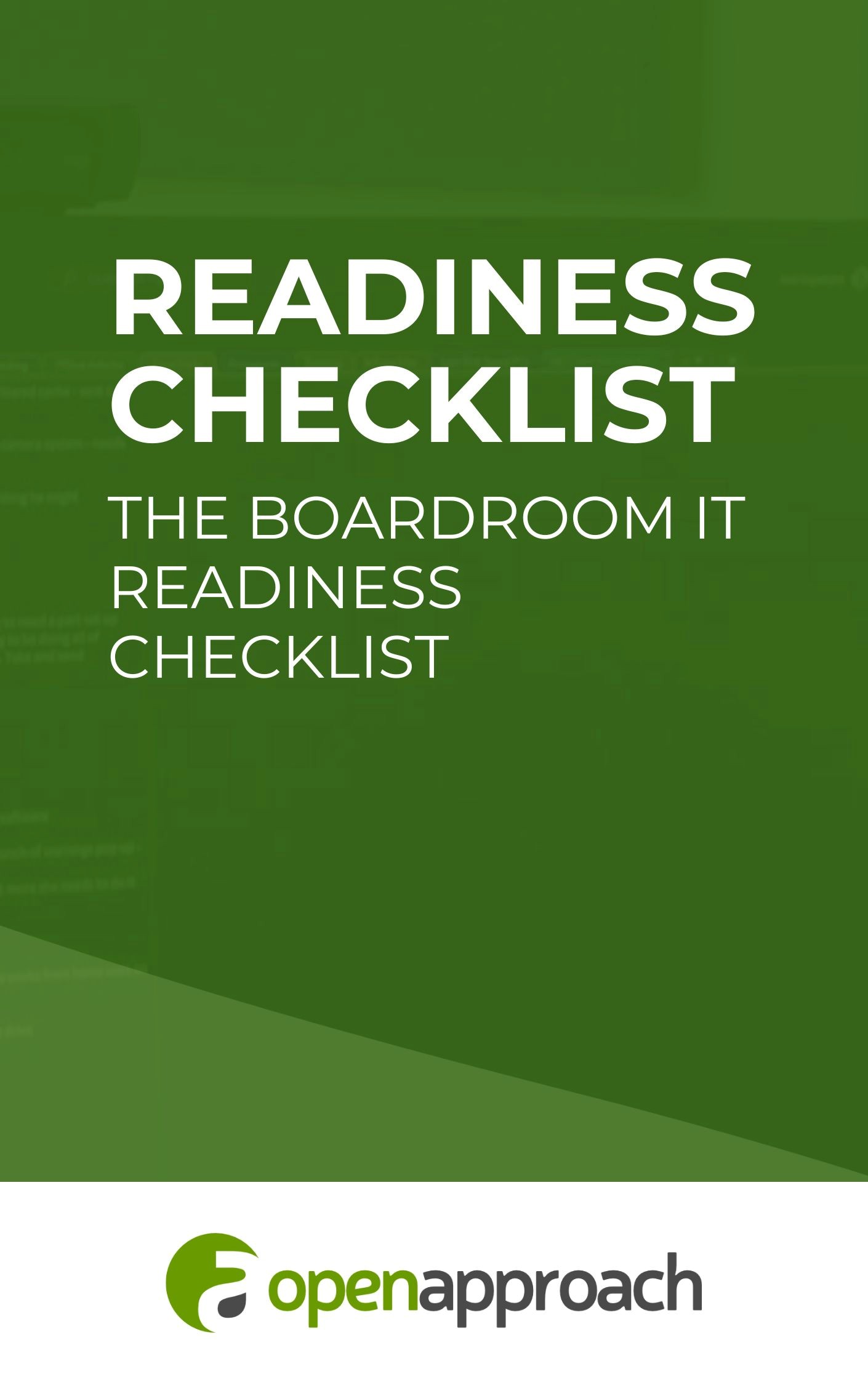 it services checklist